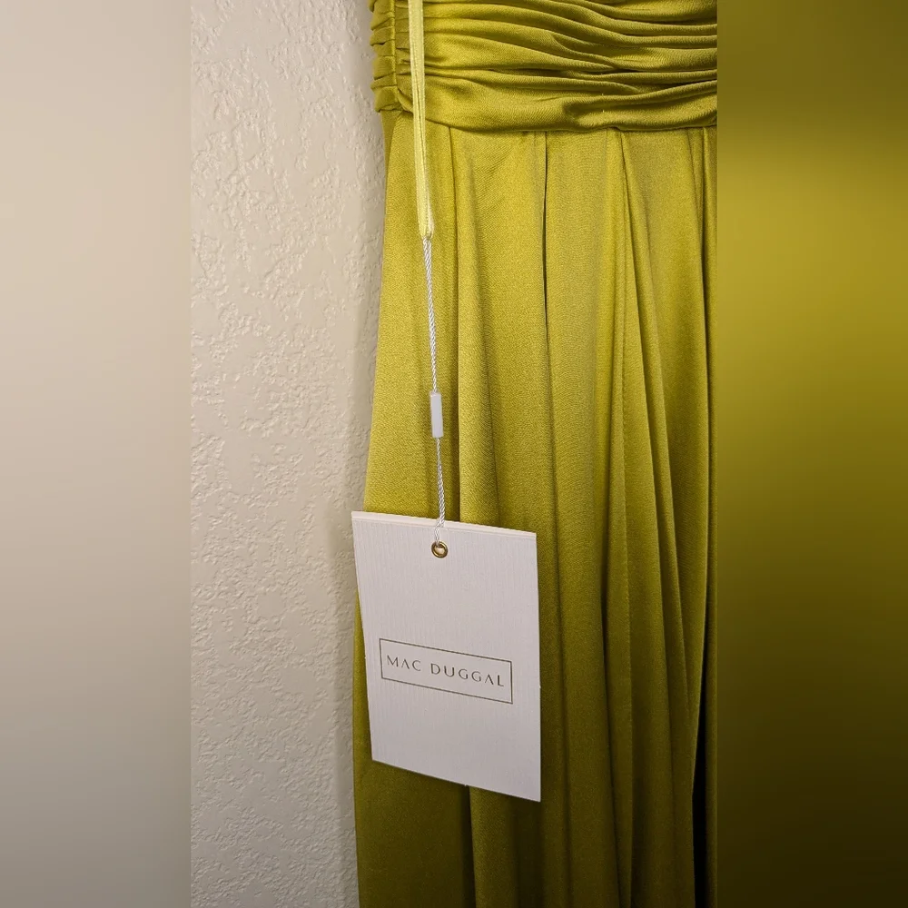 MACDUGGAL WRAP DRAPED GOWN SIZE 8 - Picture 7 of 11